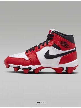 Jordan 1 Mid Little/Big Kids' Multi Sport Cleats Chicago Colorway